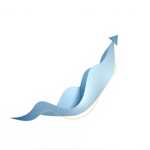 Abstract representation of financial growth and security