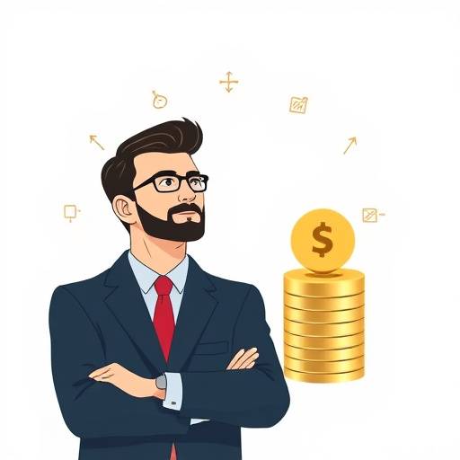 Icon representing strategic financial consulting