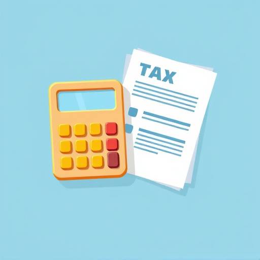 Icon representing tax preparation and planning