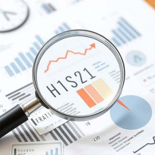 Illustration of a magnifying glass examining financial reports