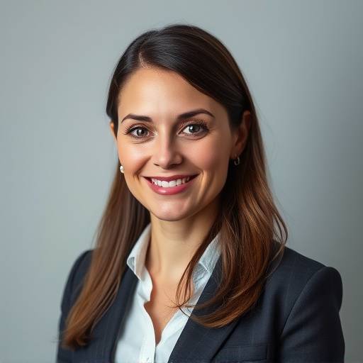 Portrait of Clara Dubois, Lead Accountant